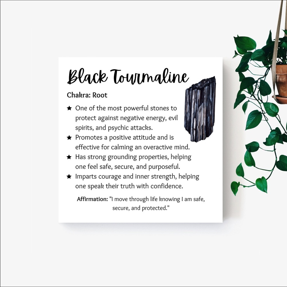 Raw Black Tourmaline - Picture 2 of 3